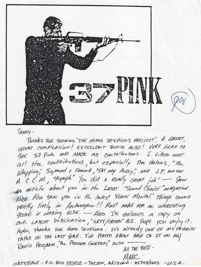 37 Pink Letter
