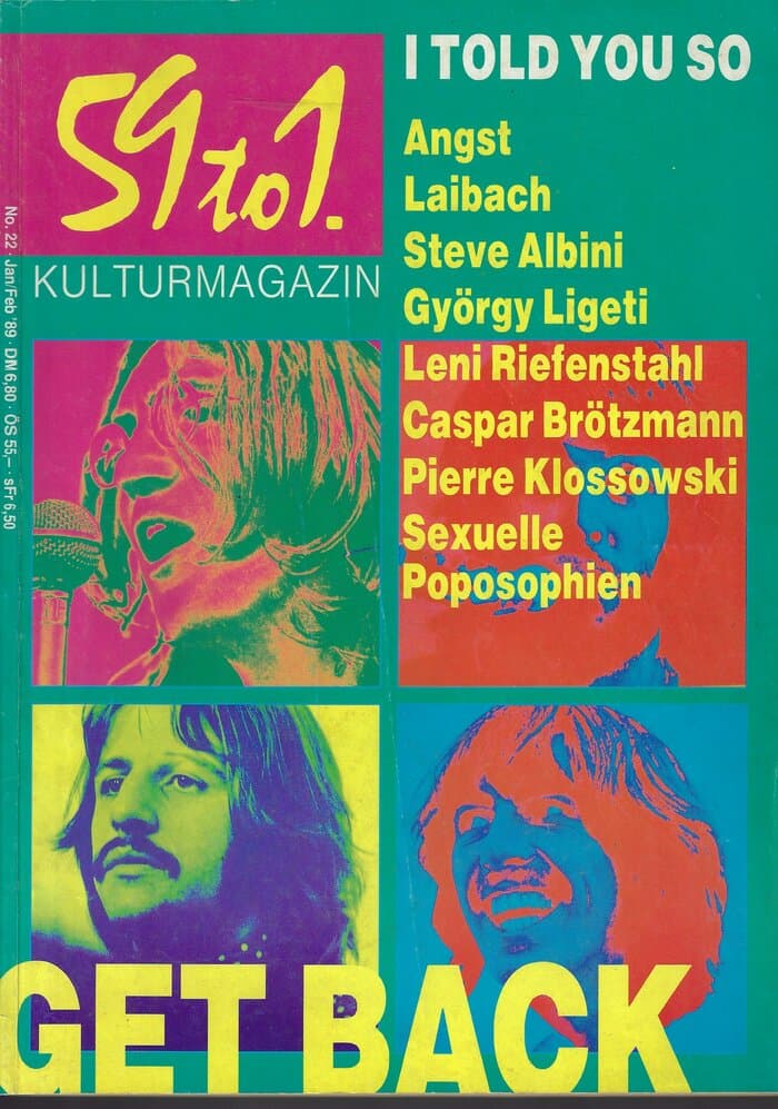 59 to 1 Nr.22 (Januar Februar 1989)