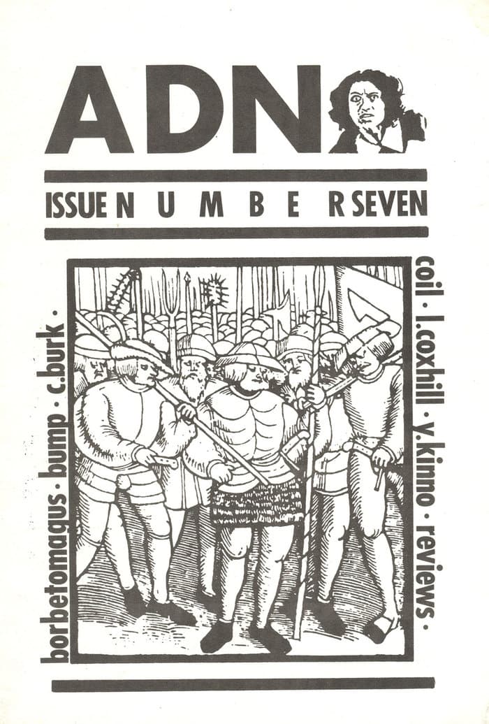 ADN 7 and Skeletal Work issue 5 Summer 85