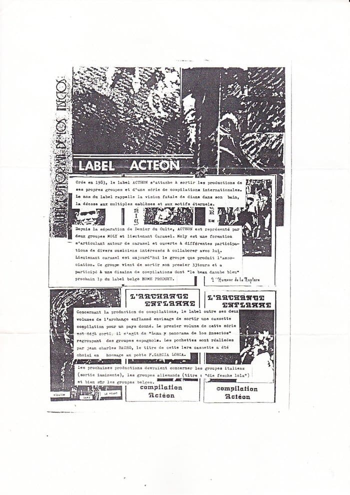 Acteon Infosheets and Labelrpomo