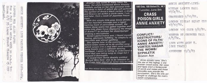 Live Various Venues 1981-1984