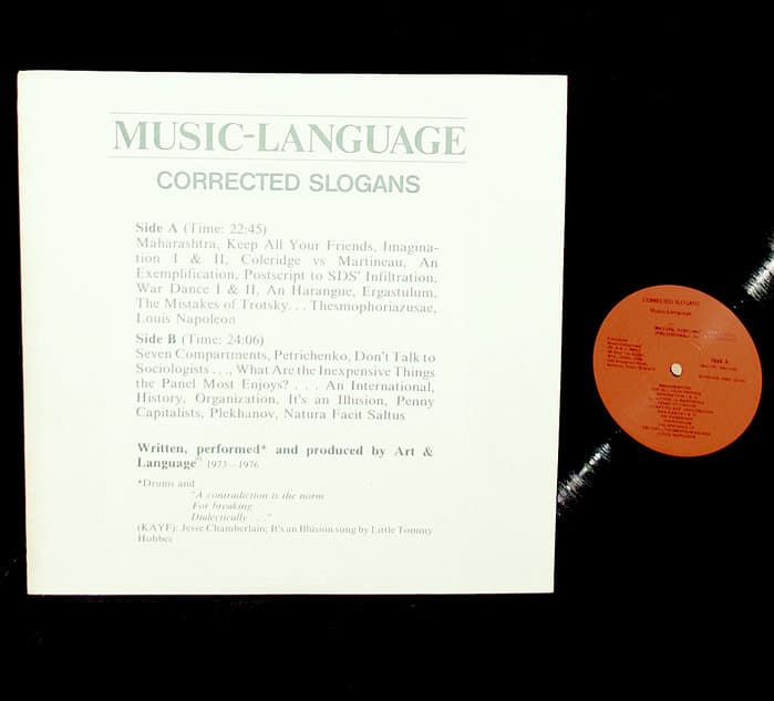Music-Language: Corrected Slogans