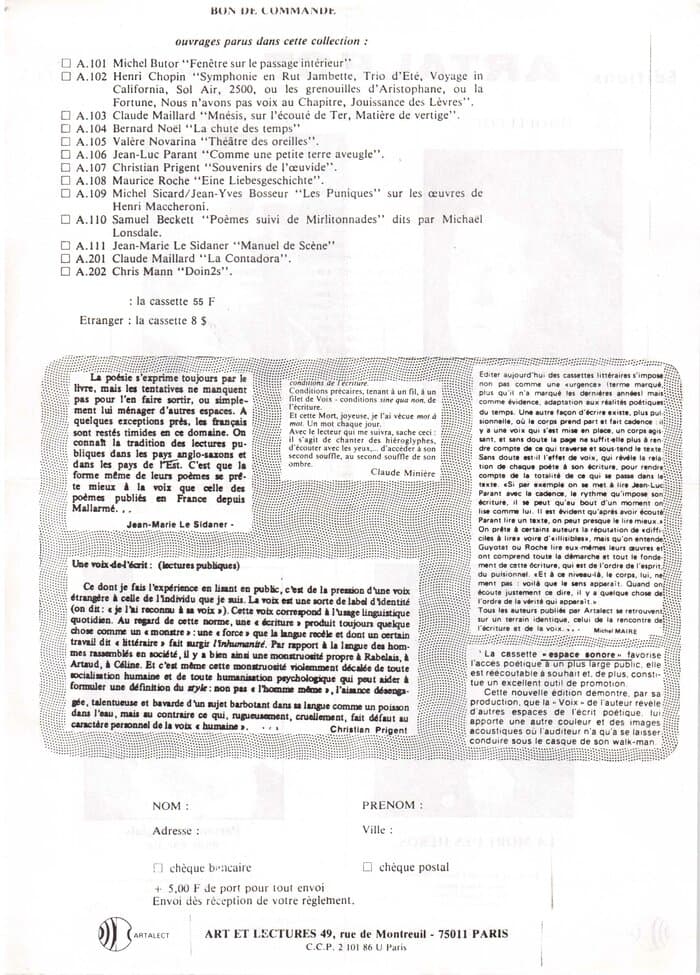 Artelect Catalogue And Subscription Info