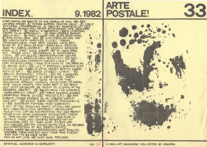 Arte Postale 33 Textured Face Cover