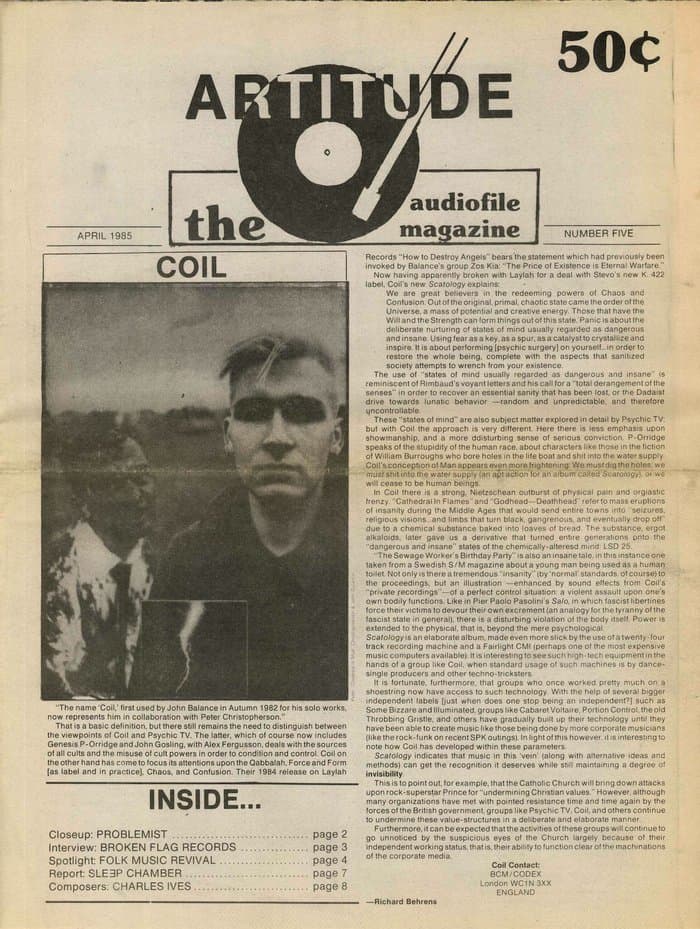 Artitude Volume 5 April 85