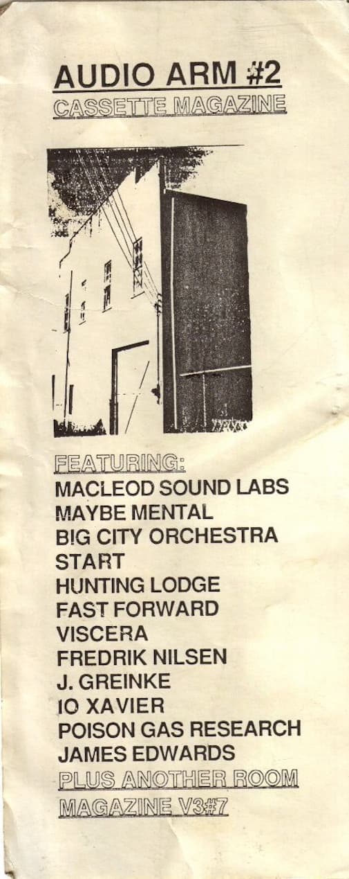Audio Arm #2 Cassette Magazine (Ltd,)