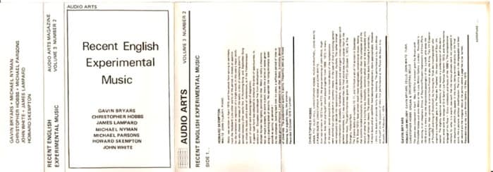 Recent English Experimental Music