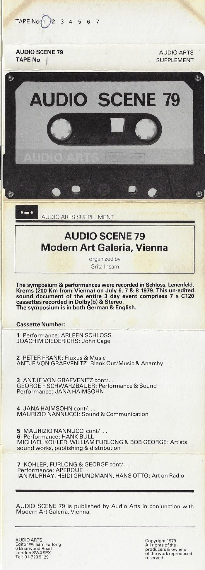 Audio Scene 79 Modern Art Galeria, Vienna