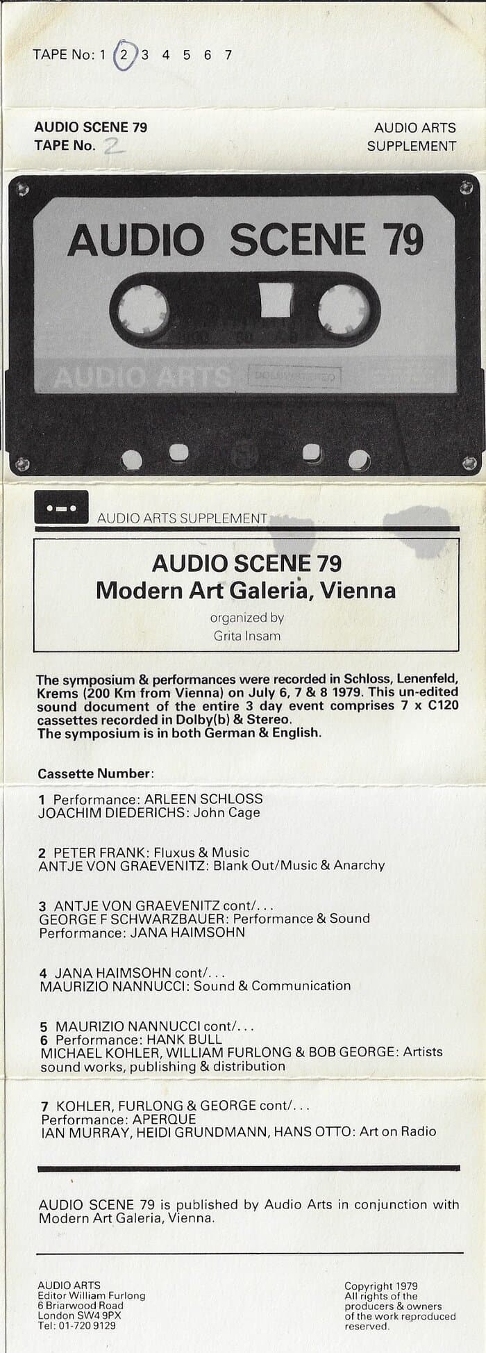 Audio Scene 79 Modern Art Galeria, Vienna