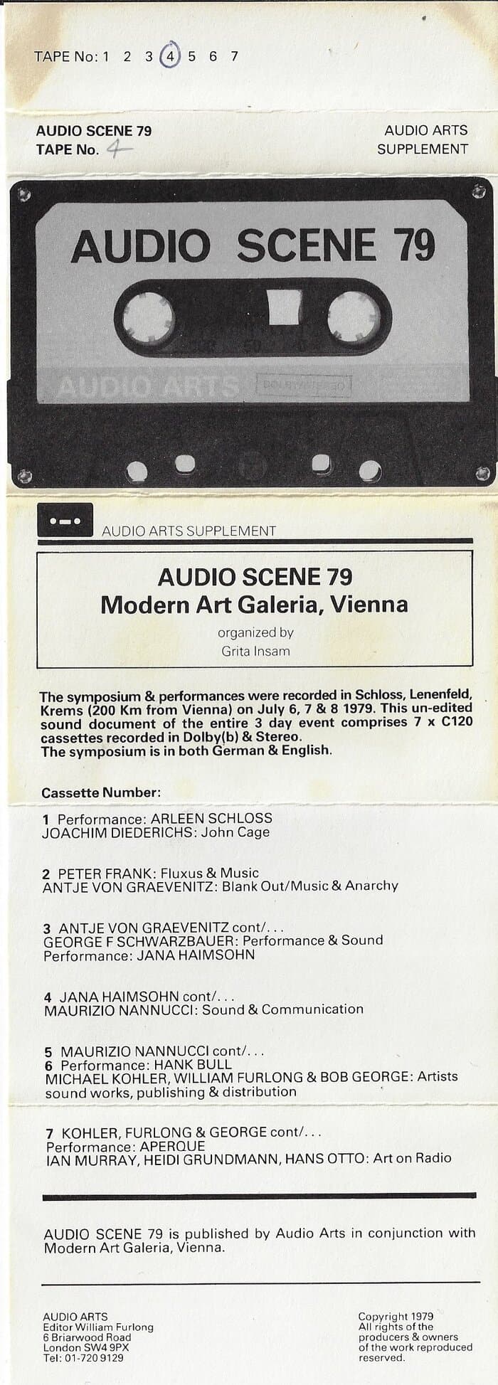 Audio Scene 79 Modern Art Galeria, Vienna