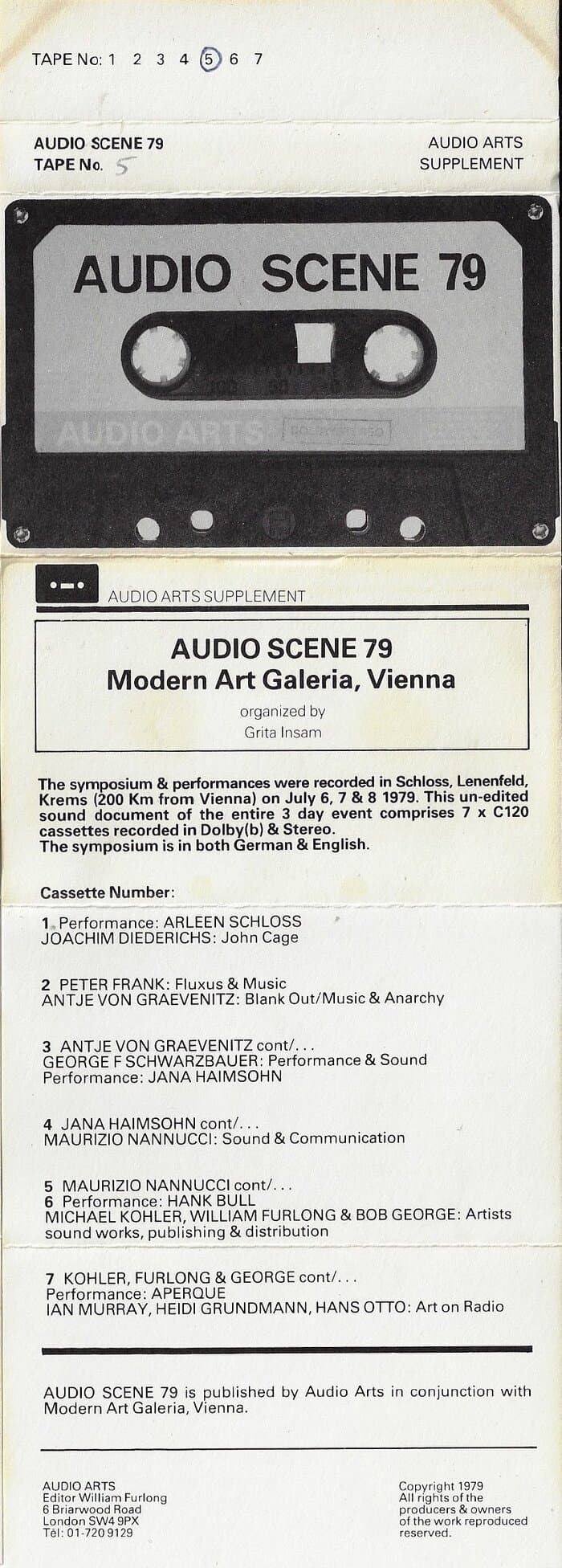 Audio Scene 79 Modern Art Galeria, Vienna