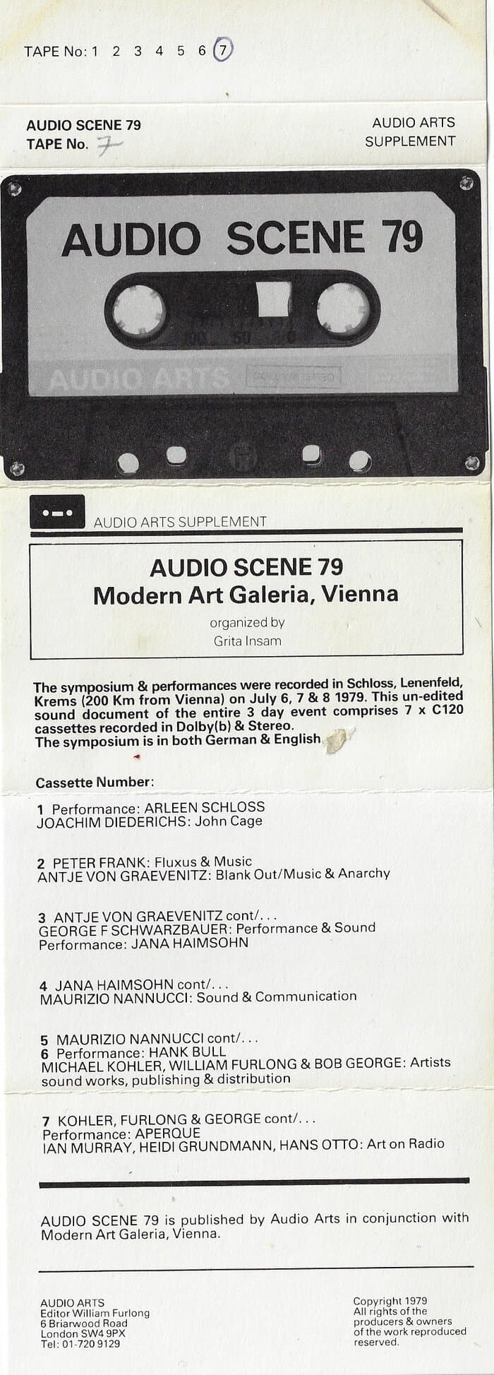 Audio Scene 79 Modern Art Galeria, Vienna