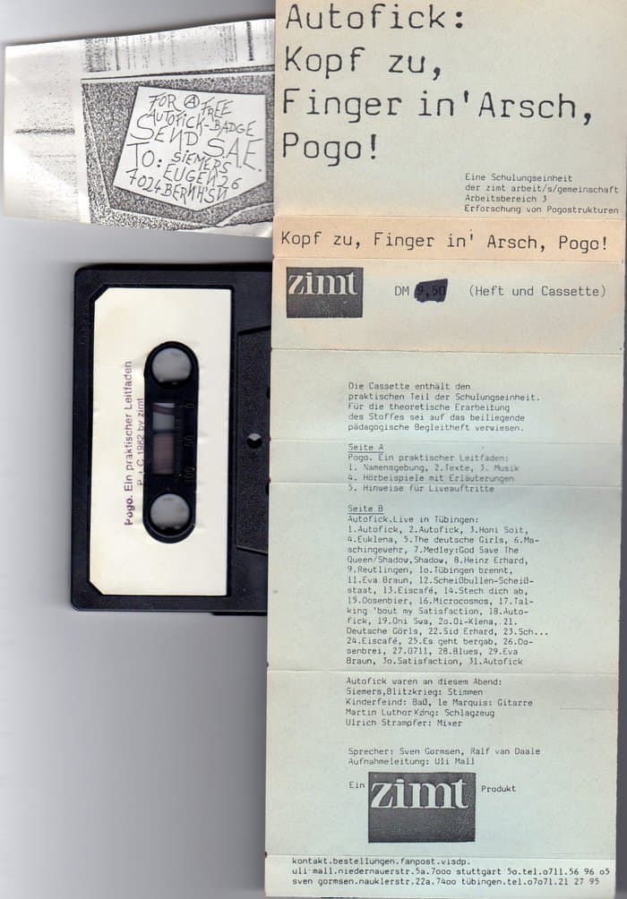 Kopf zu, finger in Arsch, Pogo