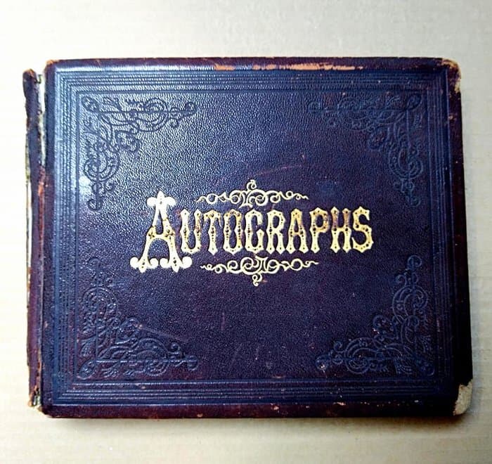 Autographs Book incl. S.P.K, Current 93, Maurizio Bianchi, Bourbonese Qualk, Pascal Comelade, Front de L'est, Daniele Ciulini, Nocturnal Emissions, Cabaret Voltaire...