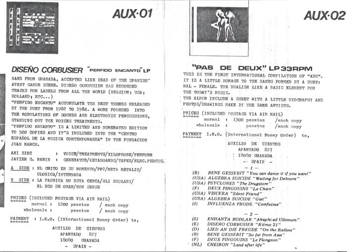Auxilio De Cientos 3 LP Catalogue