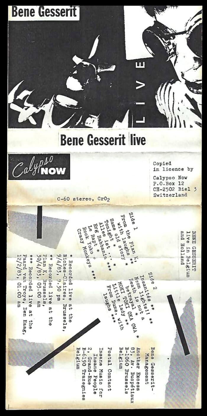 Live (in Belgium and Holland)