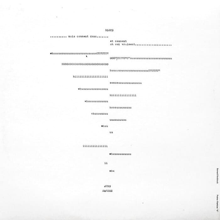 Poème-Partition "X"