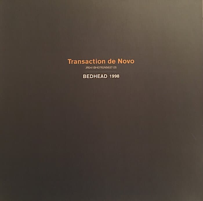 Transaction De Novo