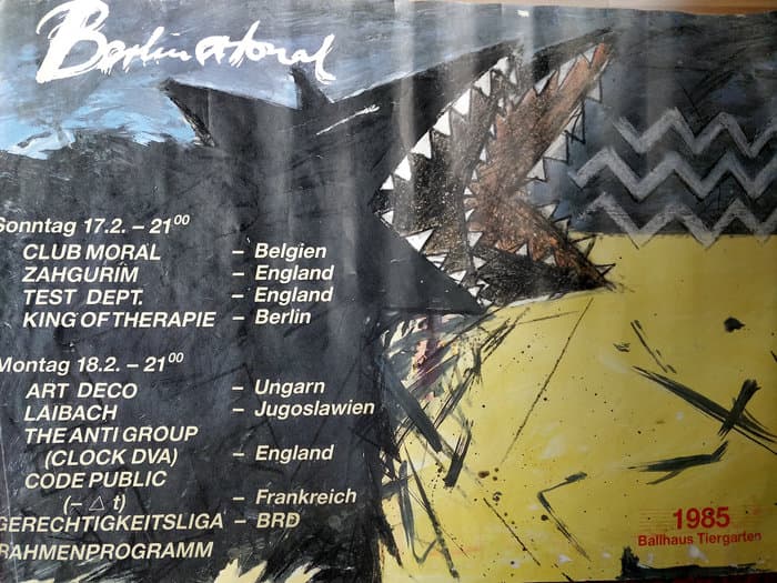 Berlin Atonal Poster 1985