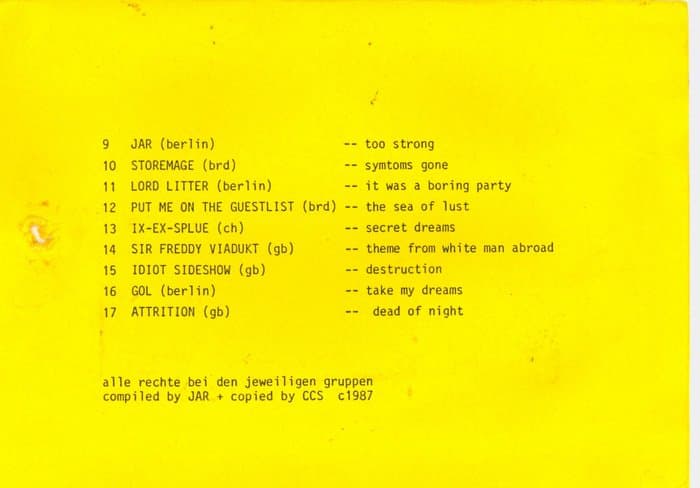 Berlincassette 03/87