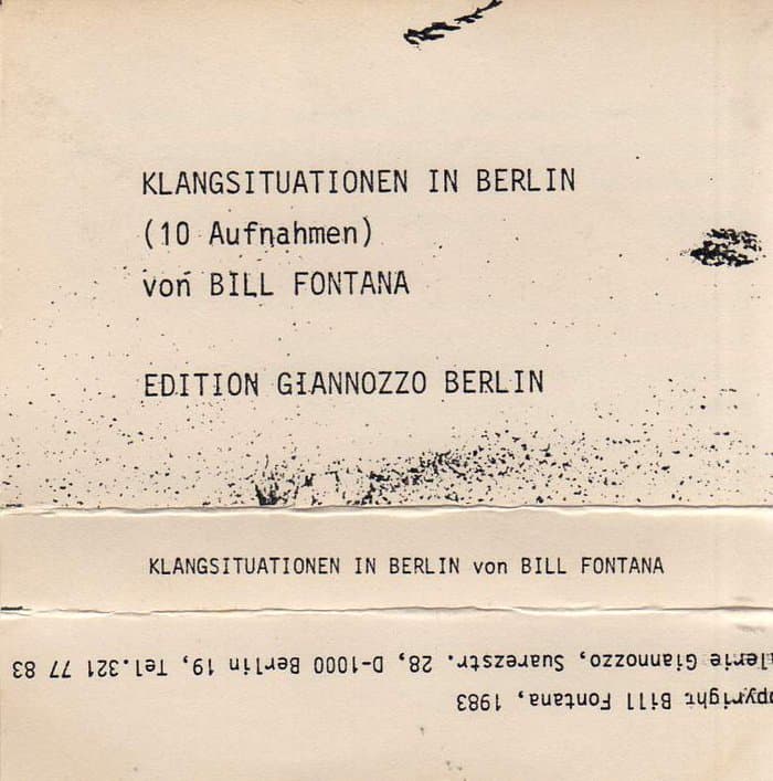 Klangsituationen In Berlin (10 Aufnahmen)