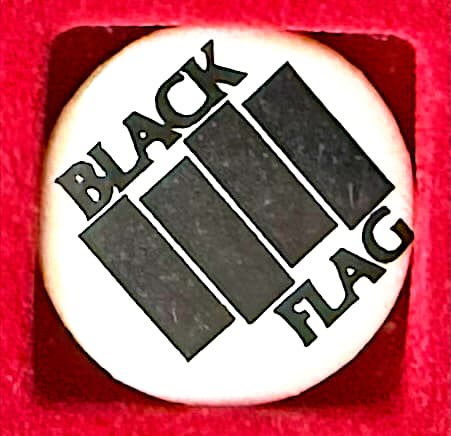 2 Black Flag Buttons