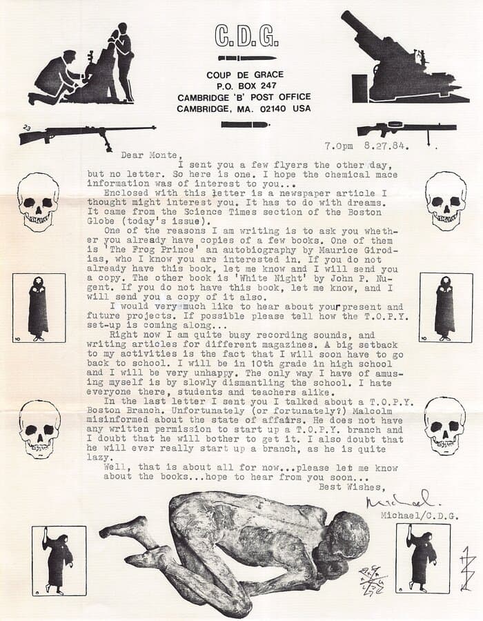 Letter to Monte