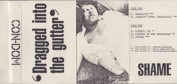 Dragged into the gutter / the broken flag tape