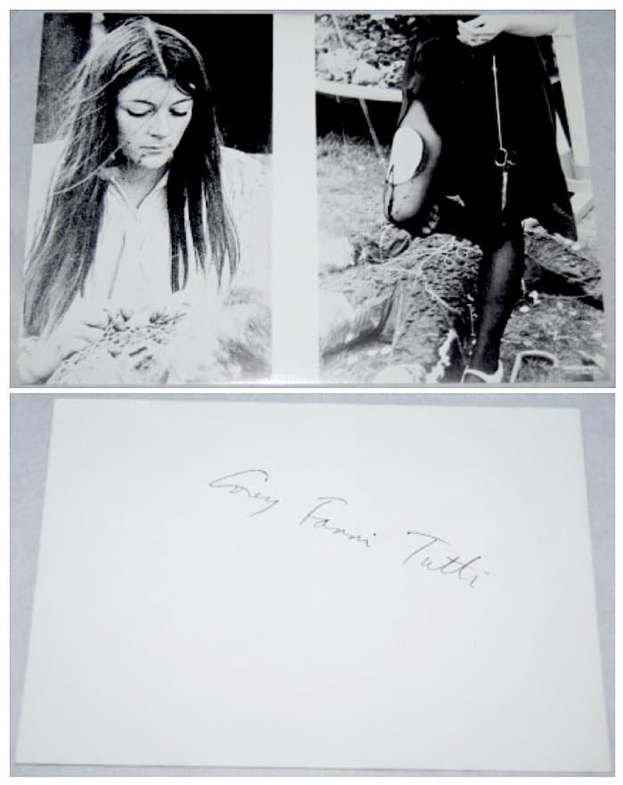 COUM publicity card