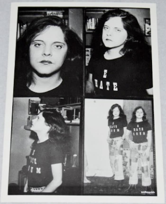 ‘E HATE COUM’ publicity card,