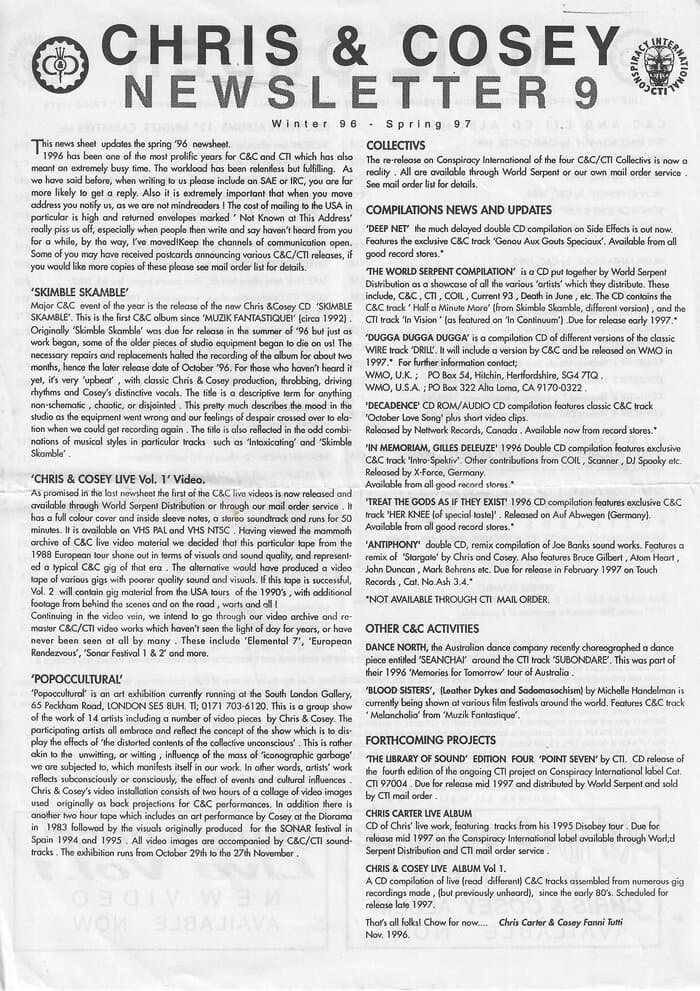 CTI Bulletin 9