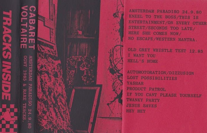 Amsterdam Paradiso 24.9.80 / OGWT 1985 / Rare Tracks