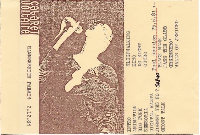 Live at Hammersmith Palais 2.12.84 / Peel Session 25.6.81