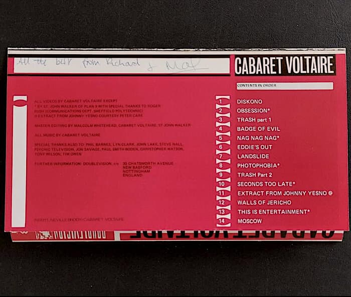 Doublevision Presents: Cabaret Voltaire