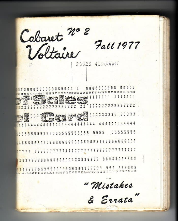 Cabaret  Voltaire No.2