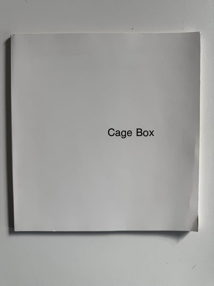 Cage Box John Cage - Festival Tage Neuer Musik Bonn 1979
