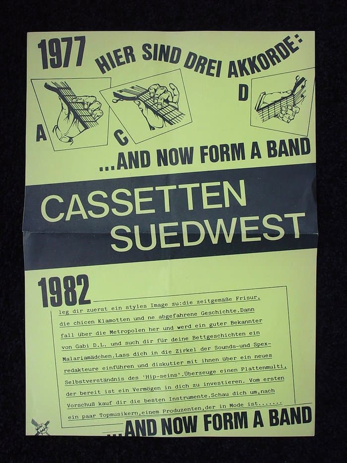Cassetten Suedwest Poster