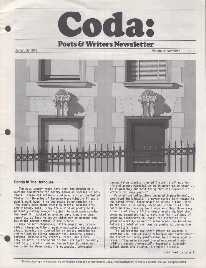Coda Vol 3 Nr 5 (June / July 1976)