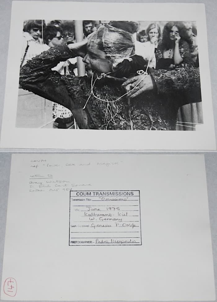 Black and white photograph. Omissions