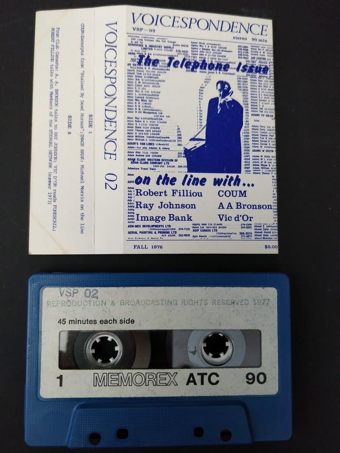 Voicespondence No. 2 (Autumn 1976): - The Telephone Issue