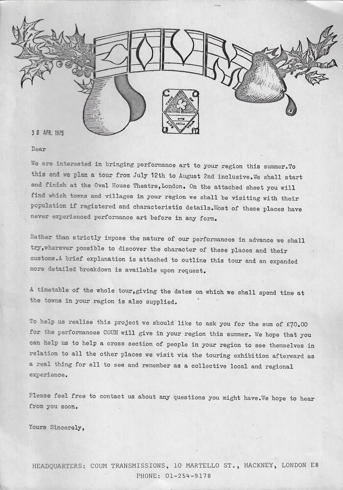 Coum Promo April 1975