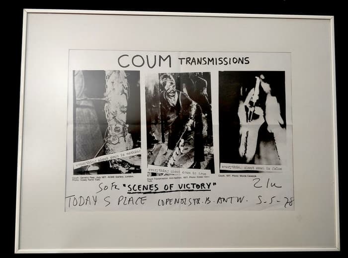 Coum Transmissions "Scenes of Victory" 5-5-1978 Antwerpen