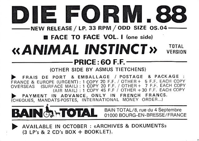 Bain Total Blue Catalog and more from 1987 to 90