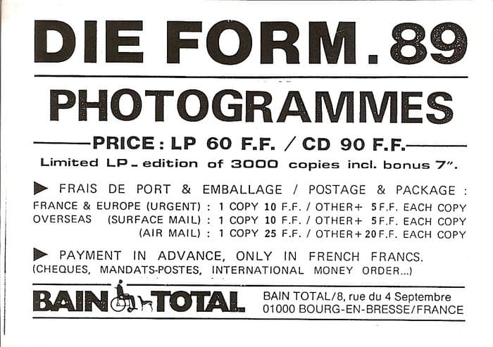 Bain Total Blue Catalog and more from 1987 to 90