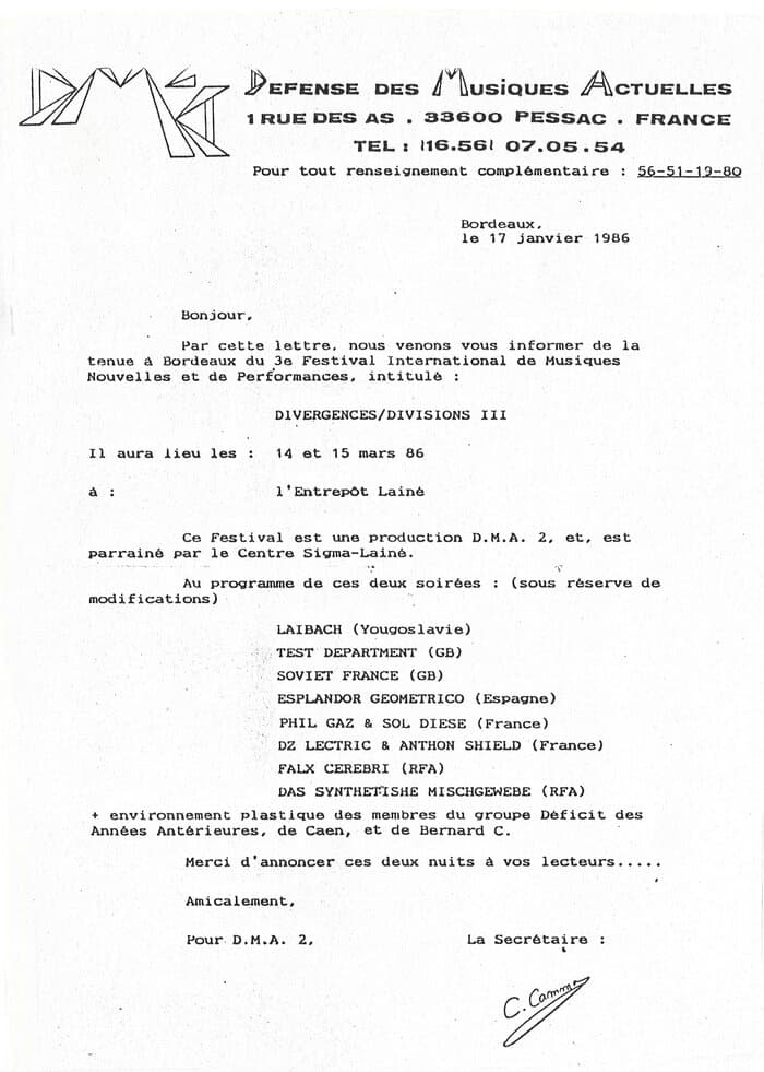 Divergences/Divisions III Infosheet 