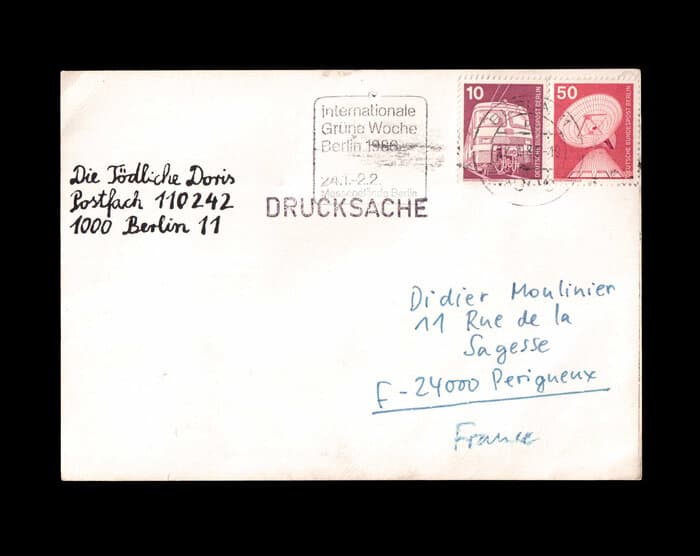 Die Tödliche Doris Postcard