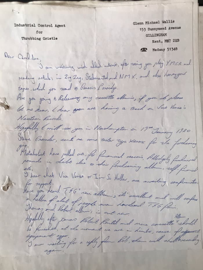Letter to Adi Newton
