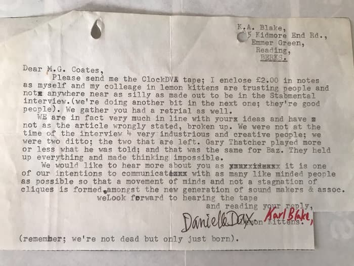 letter to Adi Newton