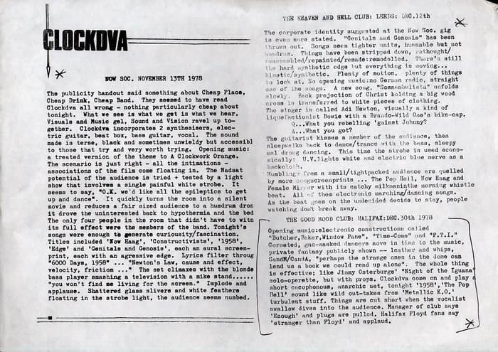 Concert Reviews 1979