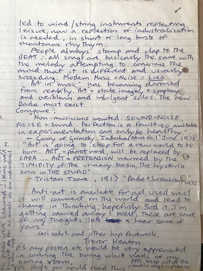 Letter to Adi Newton